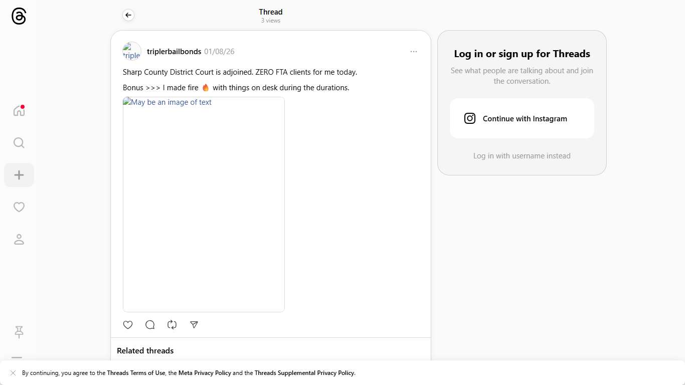 Sharp County District Court is adjoined. ZERO FTA clients for me today. Bonus >>> I made fire 🔥 with things on desk during the durations.